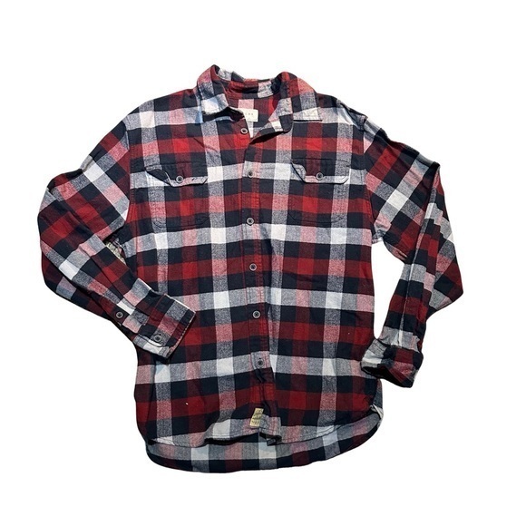 Jachs plaid flannel size Large SS - Picture 1 of 2